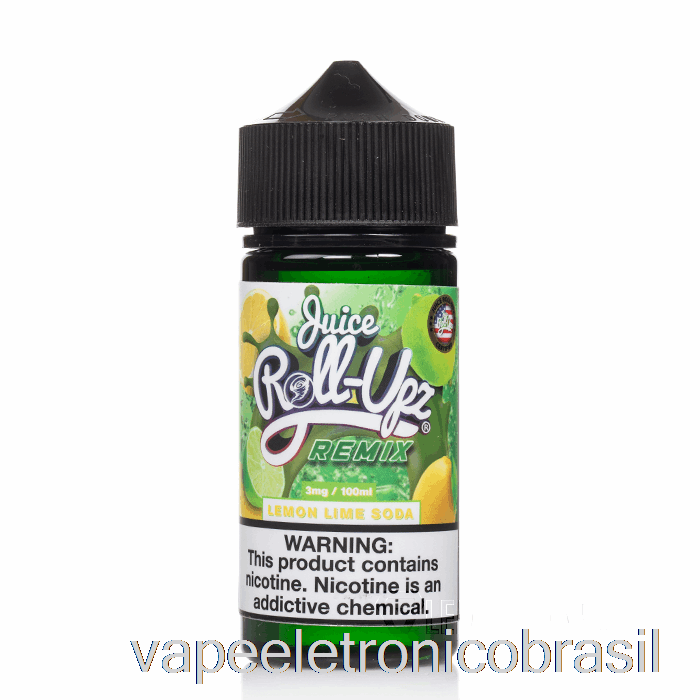 Vape Vaporesso Refrigerante De Limão - Suco Roll Upz Remix - 100ml 6mg